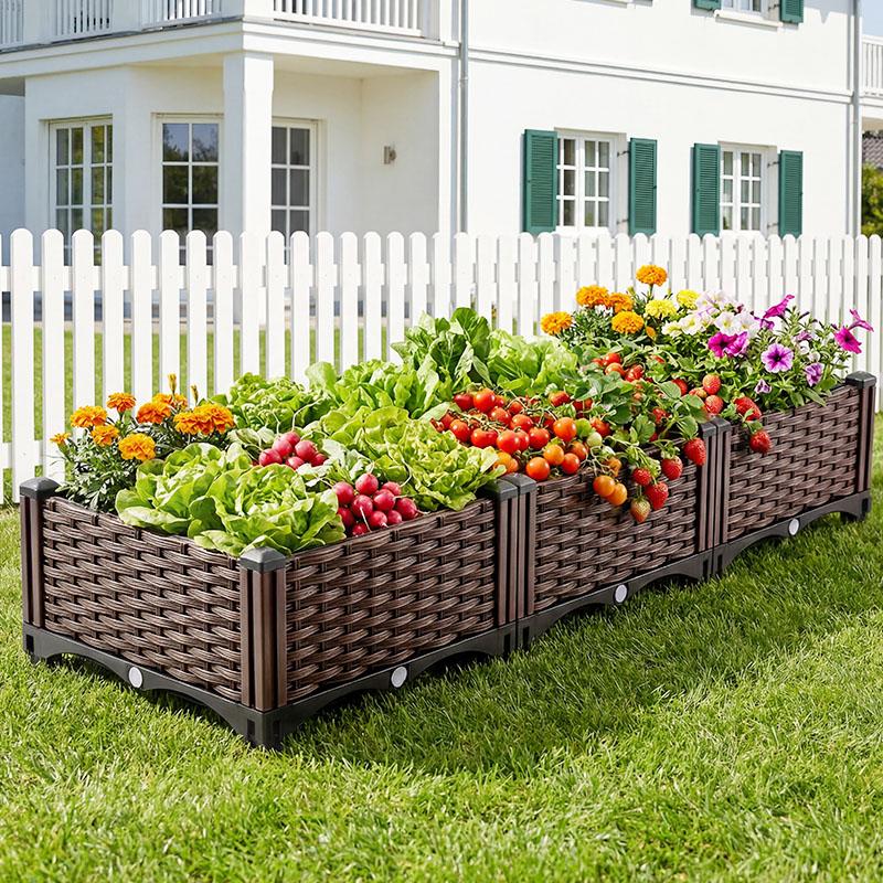 Rectangular Raised Garden Bed Kit