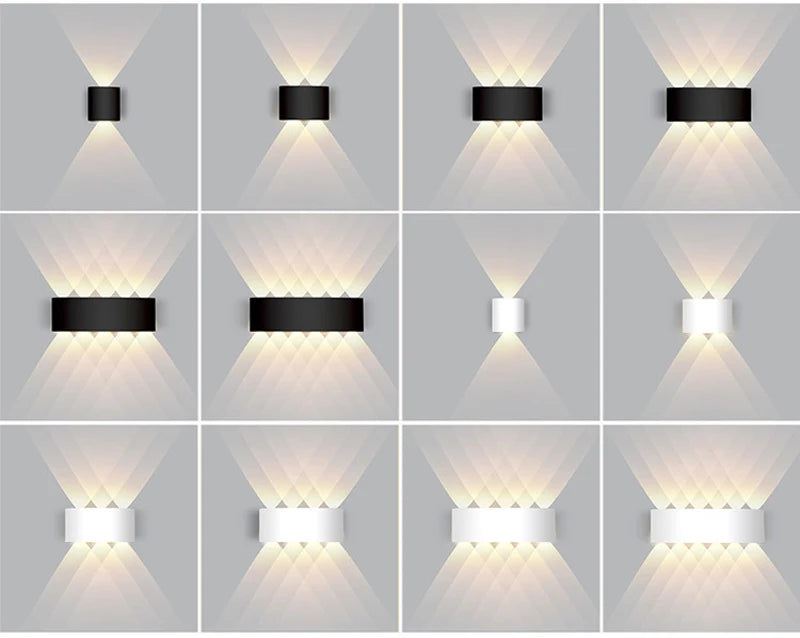 Aluminum LED Wall Lamp IP65 Waterproof