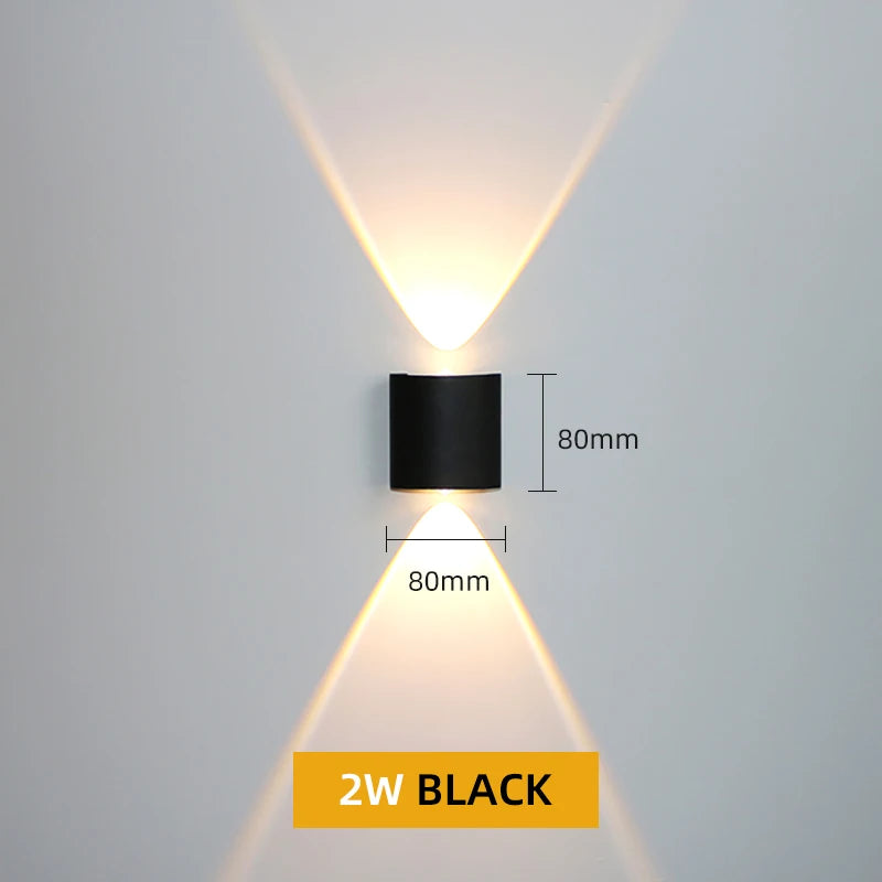 Aluminum LED Wall Lamp IP65 Waterproof