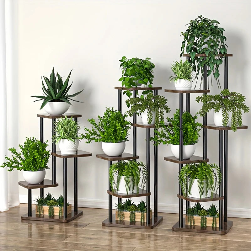 Multi-Level Flower Pot Storage & Display Shelf