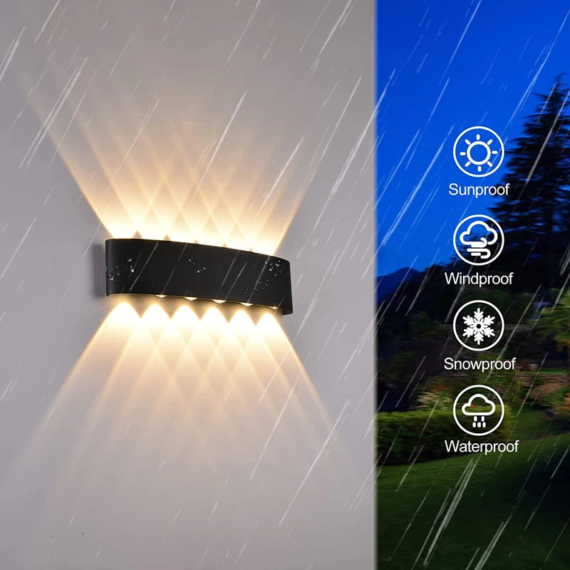Aluminum LED Wall Lamp IP65 Waterproof