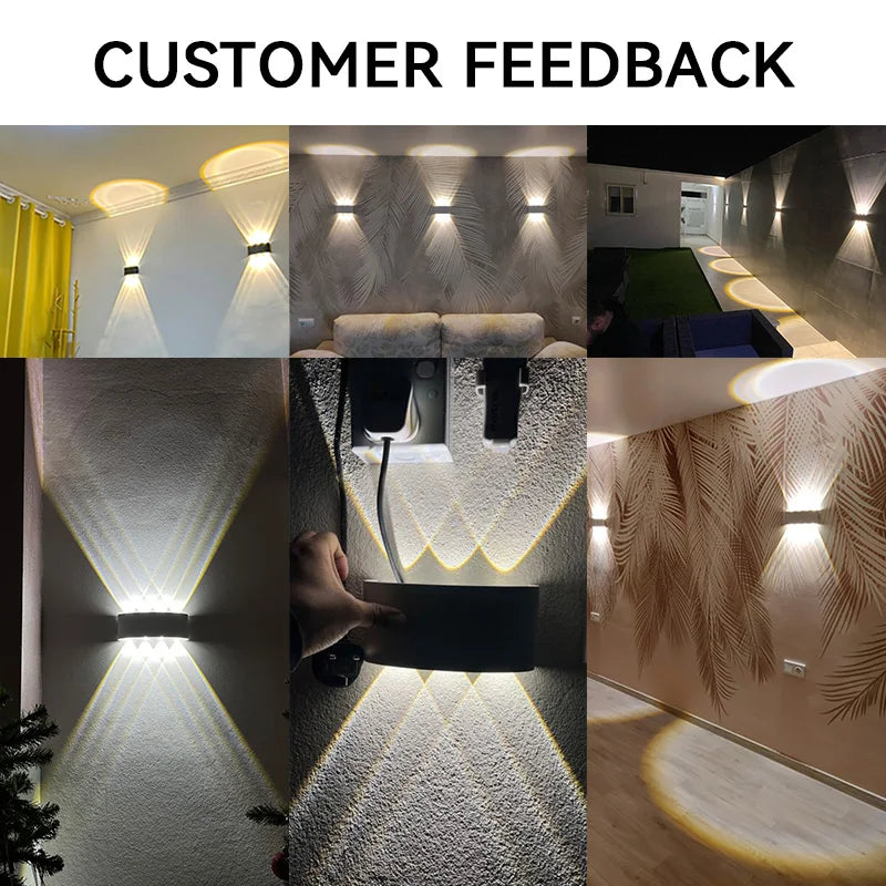 Aluminum LED Wall Lamp IP65 Waterproof