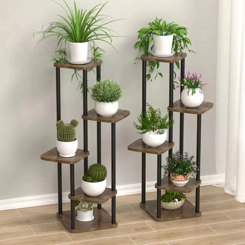 Multi-Level Flower Pot Storage & Display Shelf