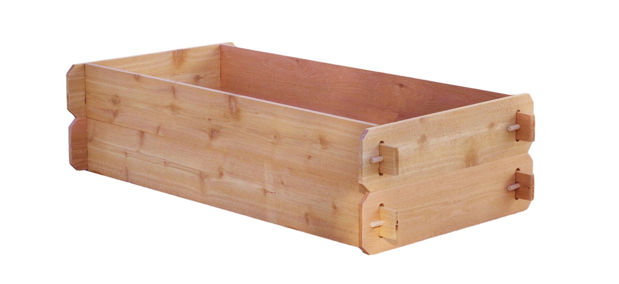 Gardens Raised Garden Bed Kit Double Deep (Two 2x4) Select Cedar