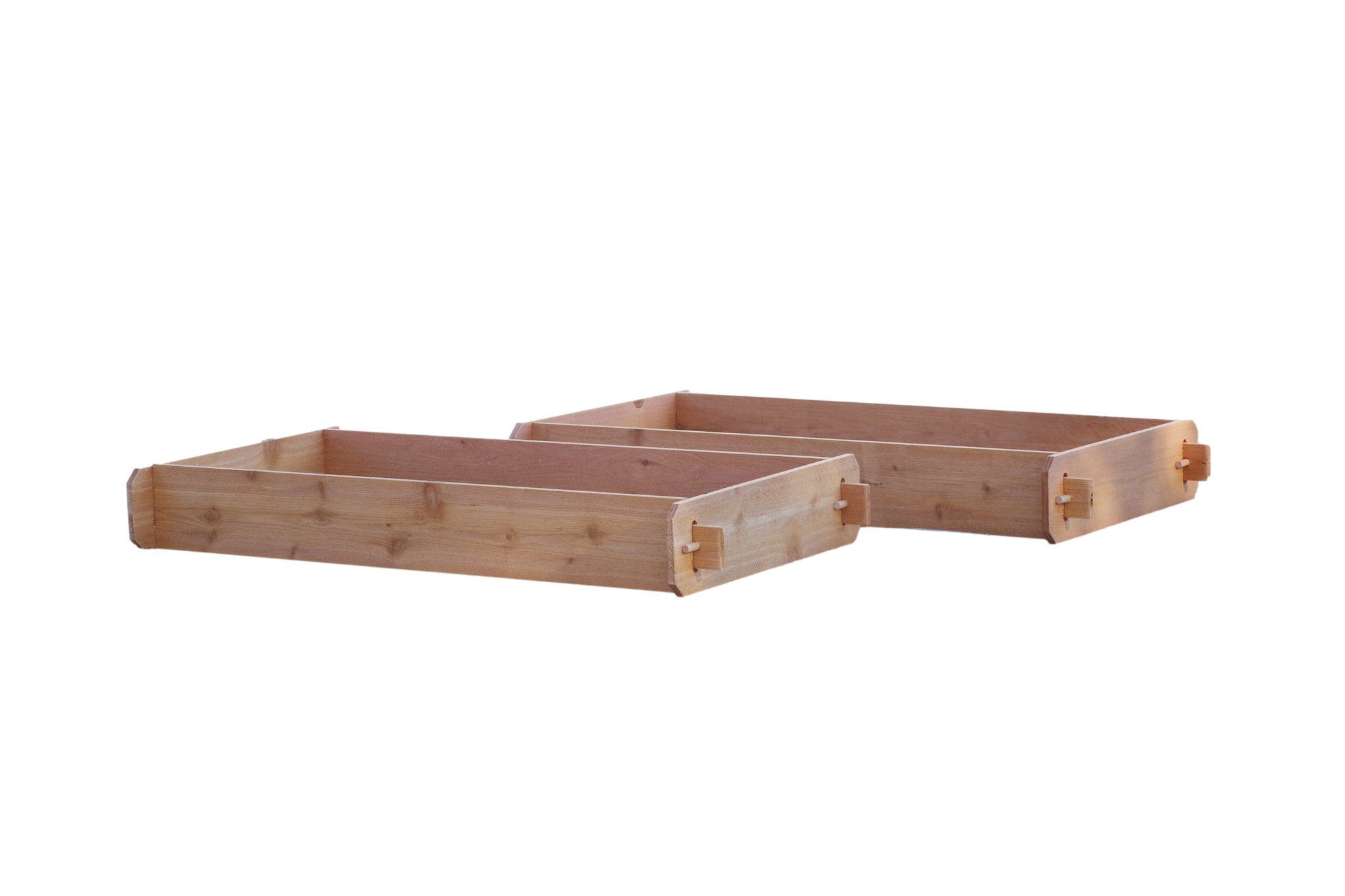 Gardens Raised Garden Bed Kit Double Deep (Two 2x4) Select Cedar