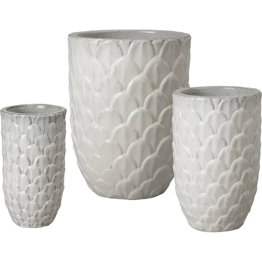 Pinecone Ceramic Planter