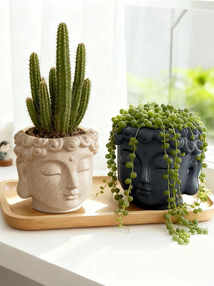 Creative Buddha Statue Flower Pot