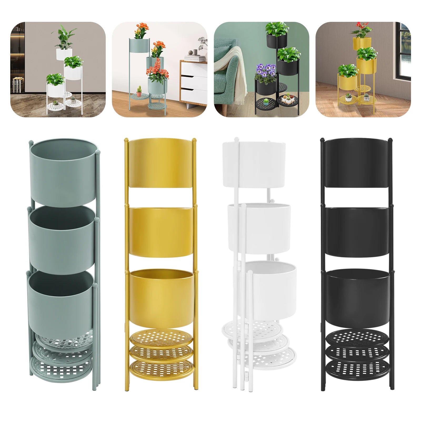 3-Tier Corner Plant Stand