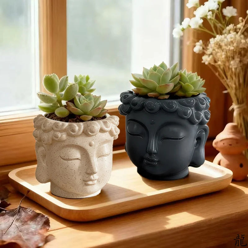 Creative Buddha Statue Flower Pot
