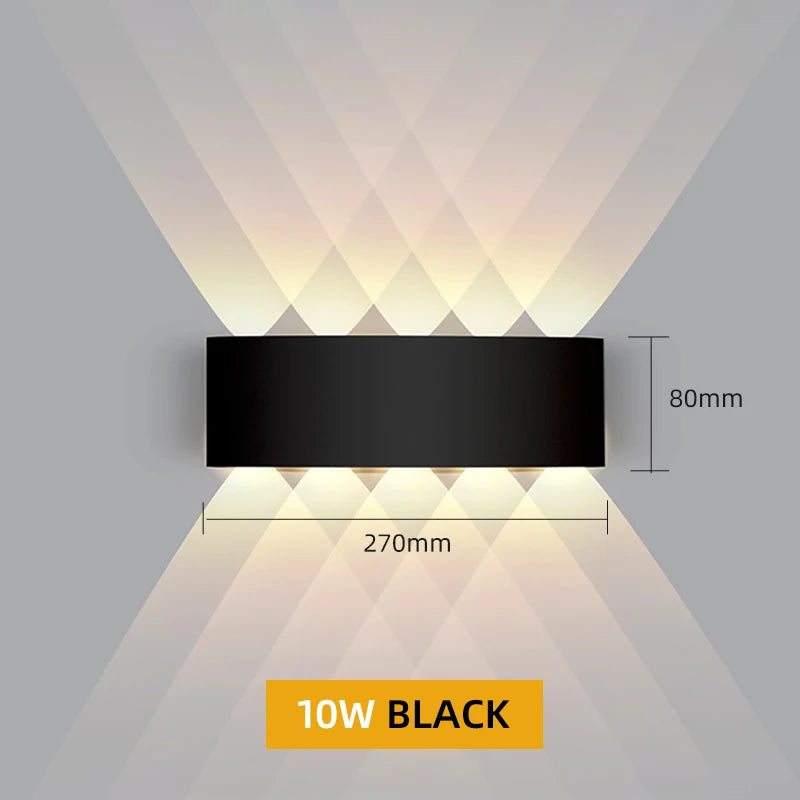 Aluminum LED Wall Lamp IP65 Waterproof