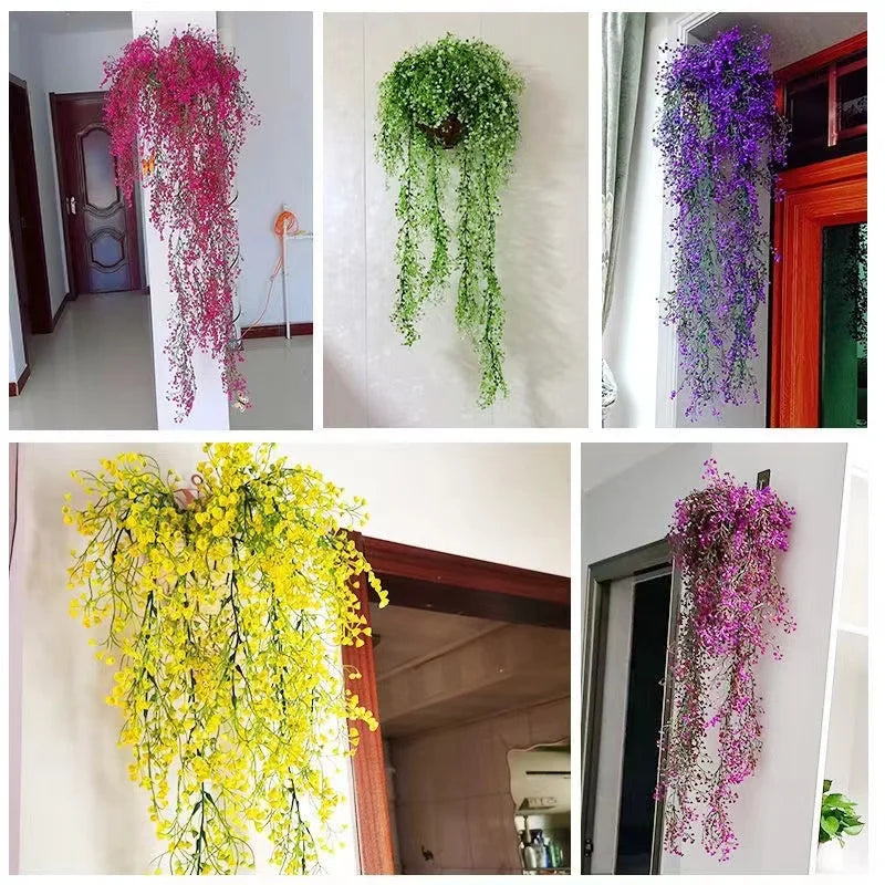 Handmade Wicker Rattan Wall Planter