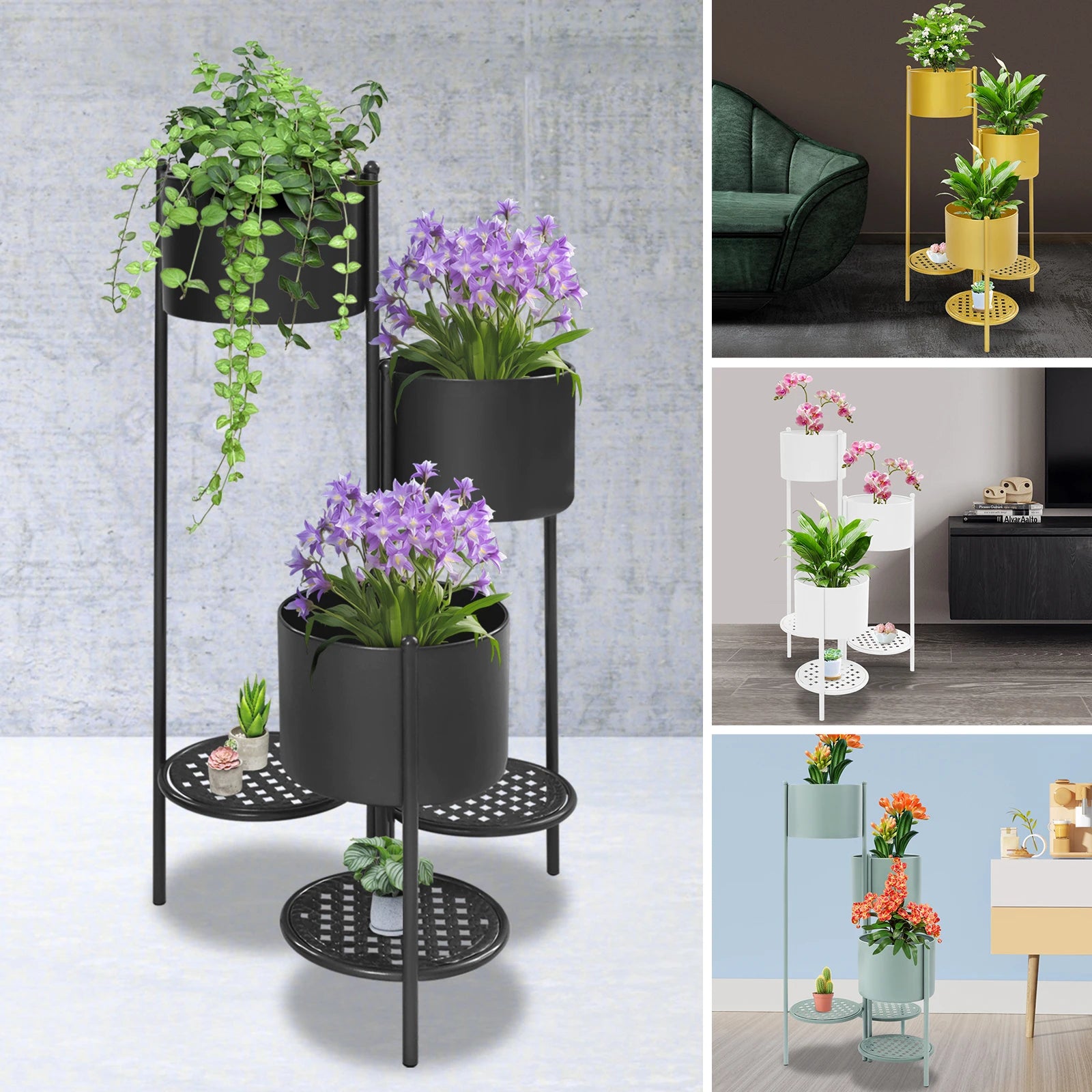 3-Tier Corner Plant Stand