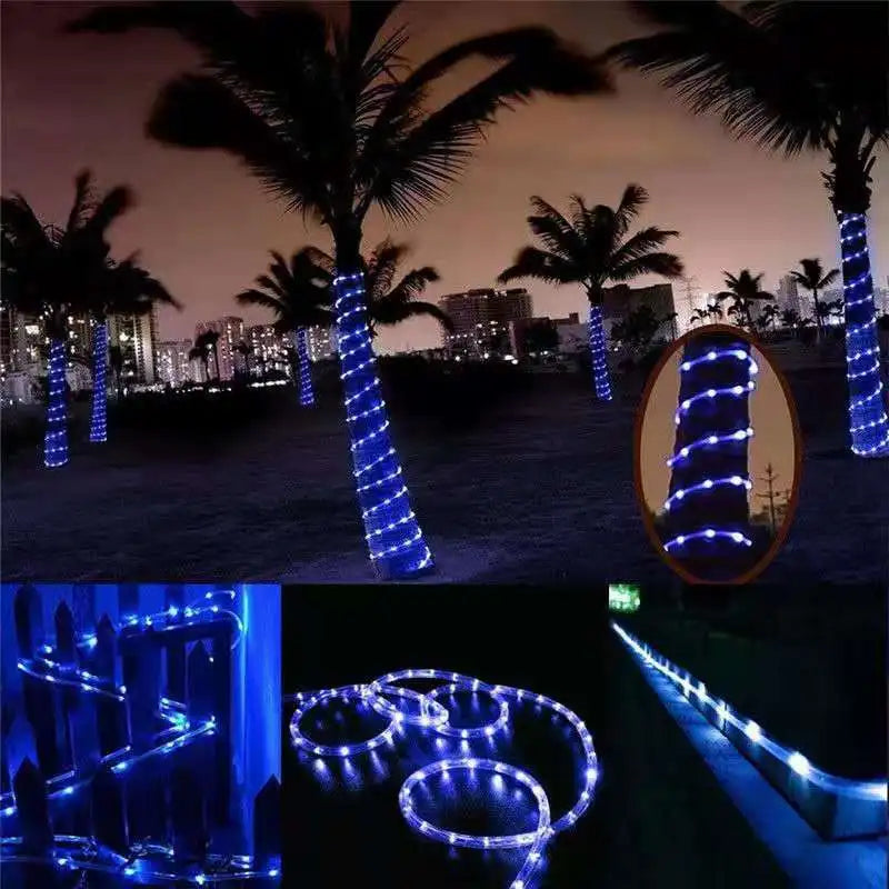 LED Solar Strip Rope Fairy Lights