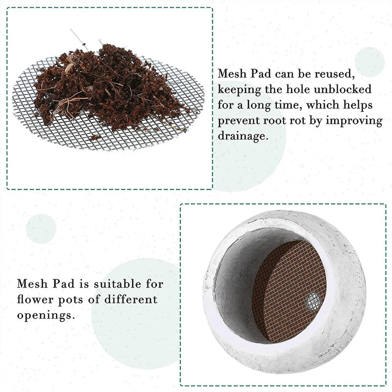 Soil-Loss Prevention Screens for Bonsai & Plants