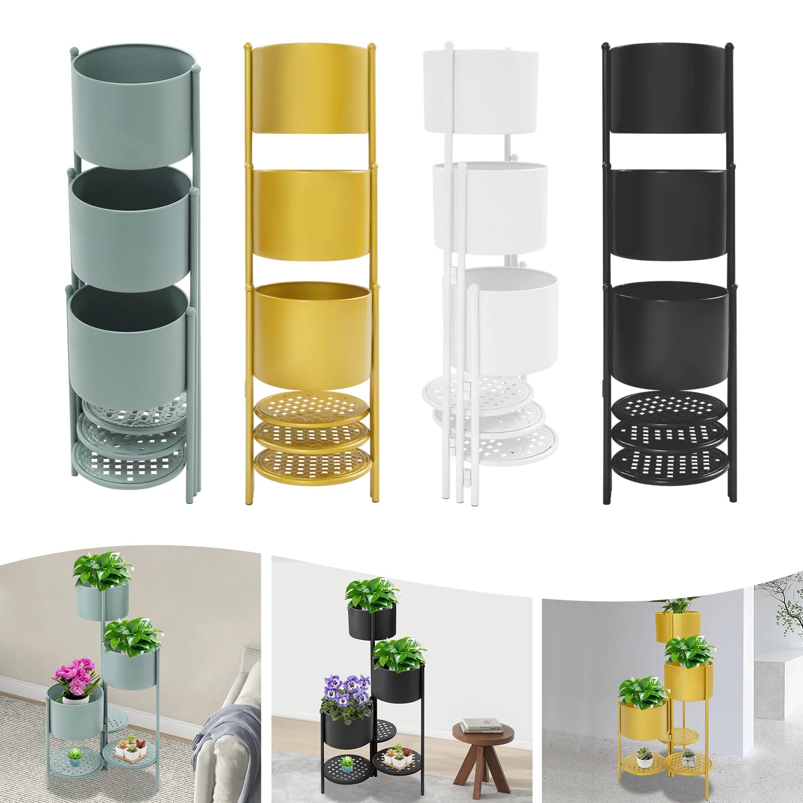 3-Tier Corner Plant Stand