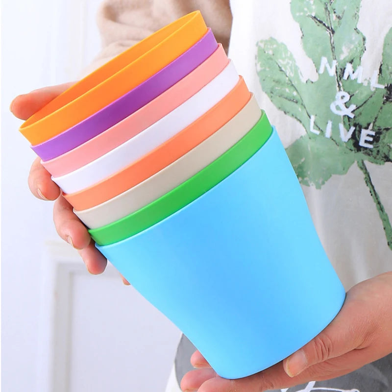 Plastic Flower Pots with Trays