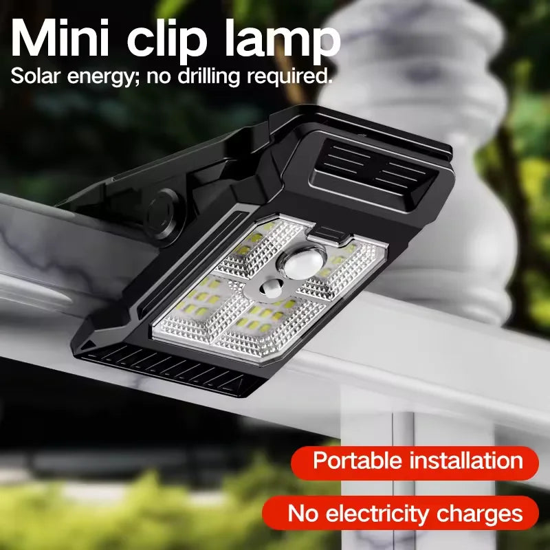 Solar Powered Courtyard Lamp