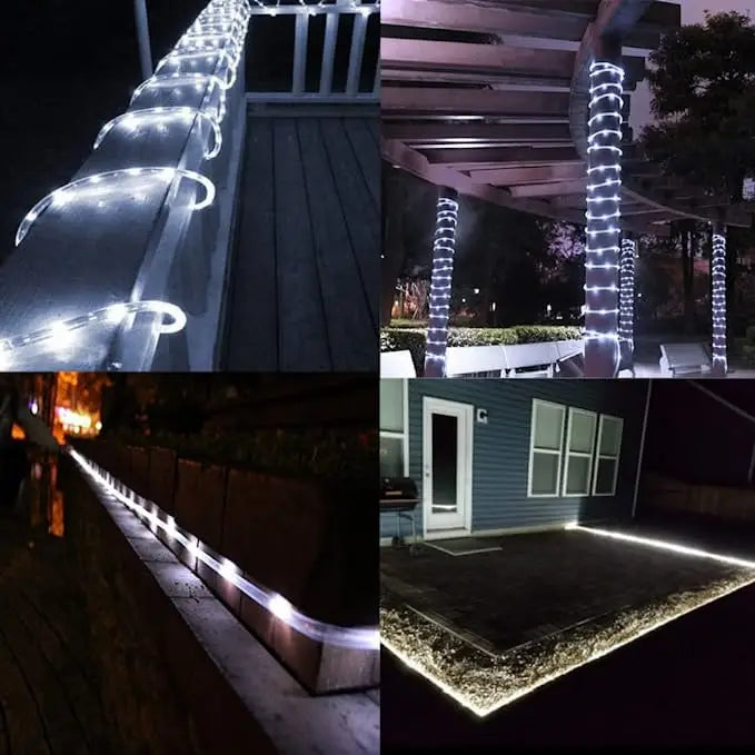 LED Solar Strip Rope Fairy Lights