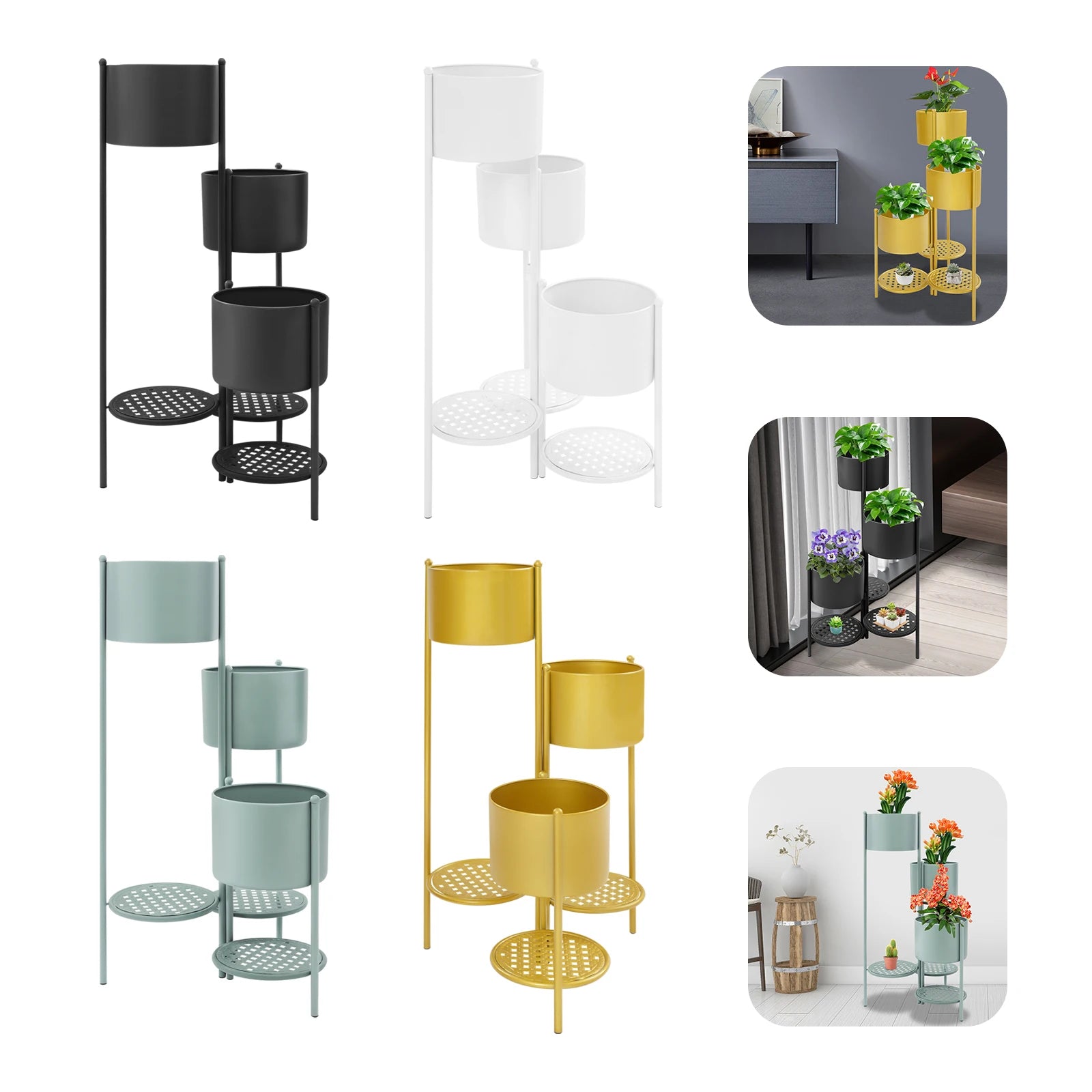 3-Tier Corner Plant Stand