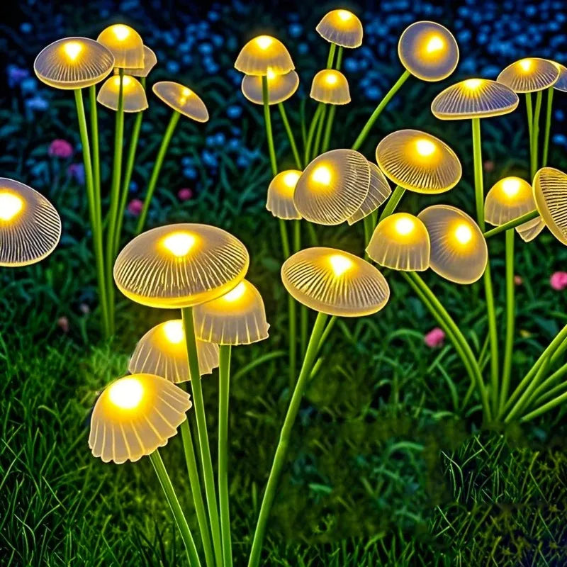LED Solar Mushroom Garden Lights