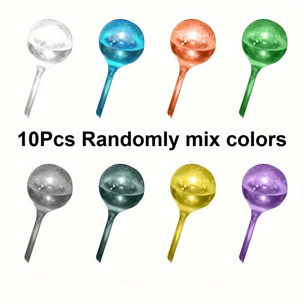 10Pcs Clear Plant Watering Globes