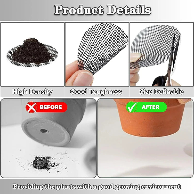 Soil-Loss Prevention Screens for Bonsai & Plants