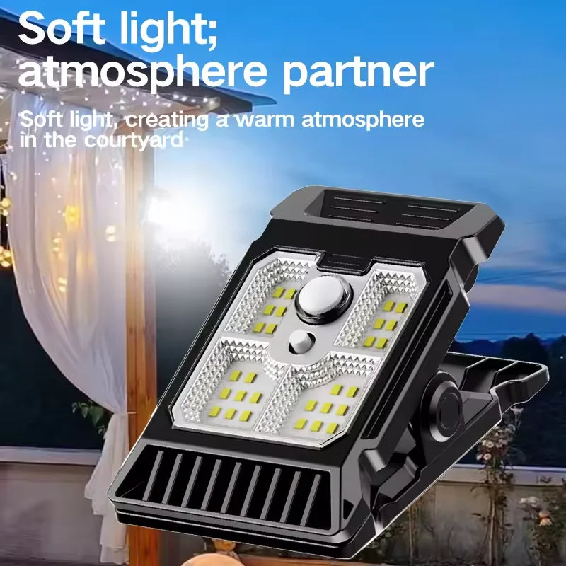 Solar Powered Courtyard Lamp