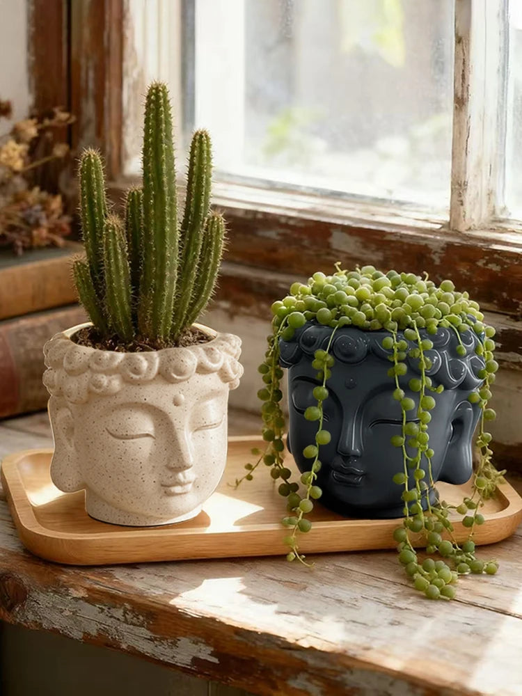 Creative Buddha Statue Flower Pot