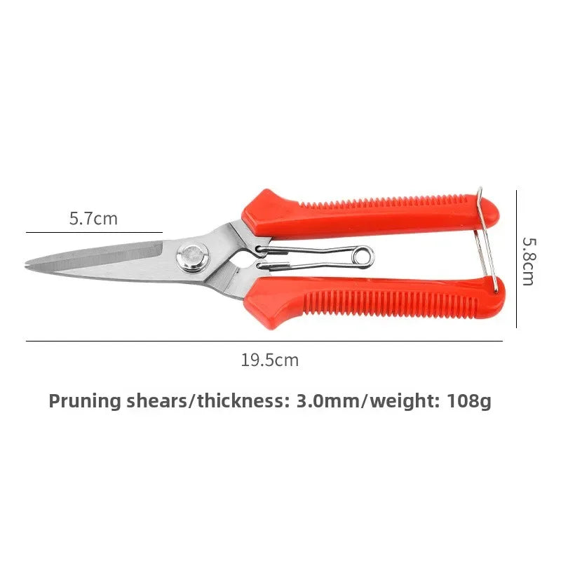 190mm Stainless Steel Pruning Shears