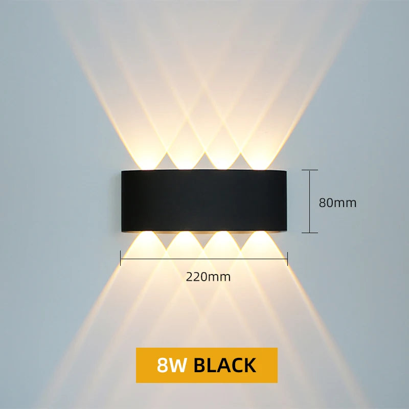 Aluminum LED Wall Lamp IP65 Waterproof