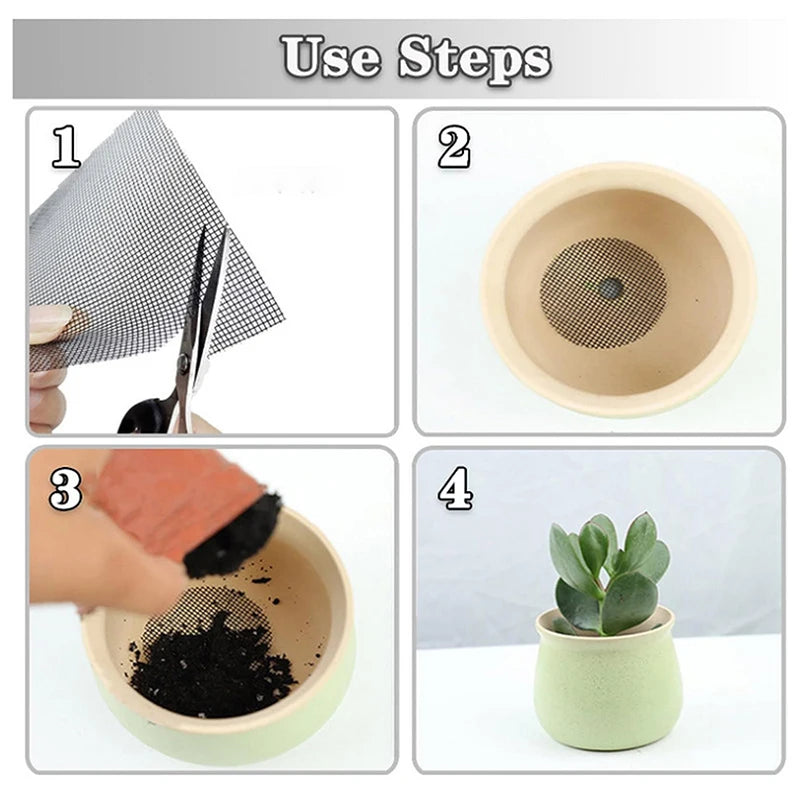 Soil-Loss Prevention Screens for Bonsai & Plants