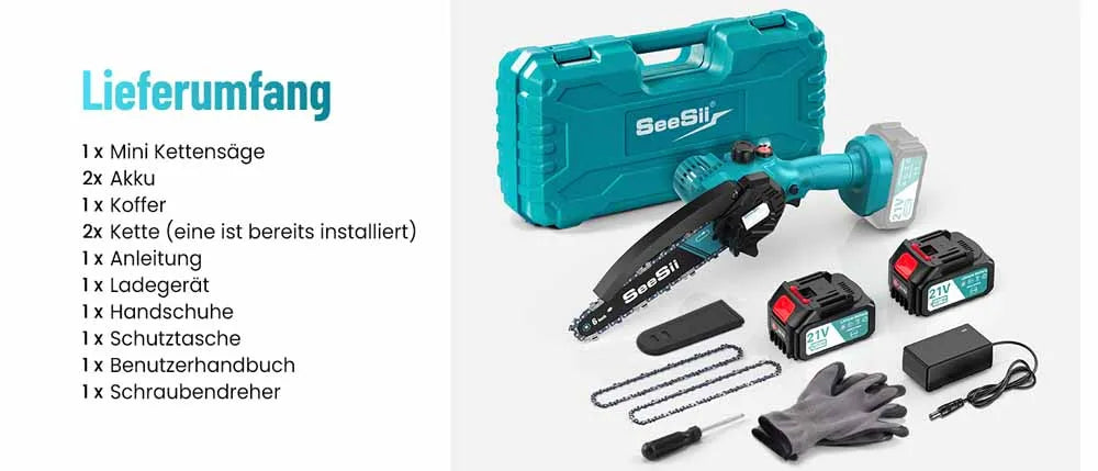 SEESII 6''Cordless Mini Chainsaw