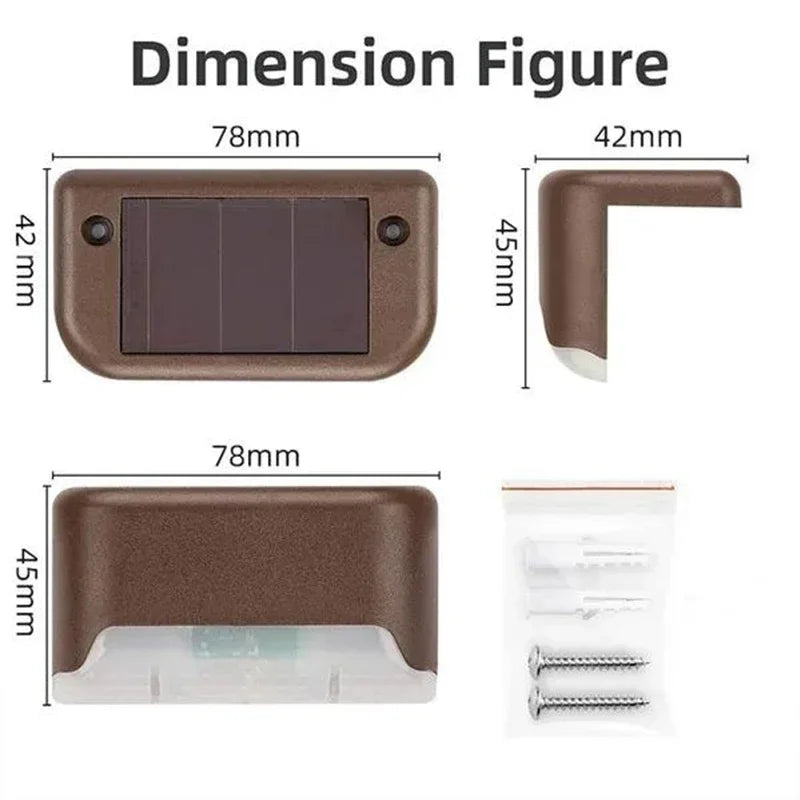 Solar Deck Lights 4/8/12Pcs