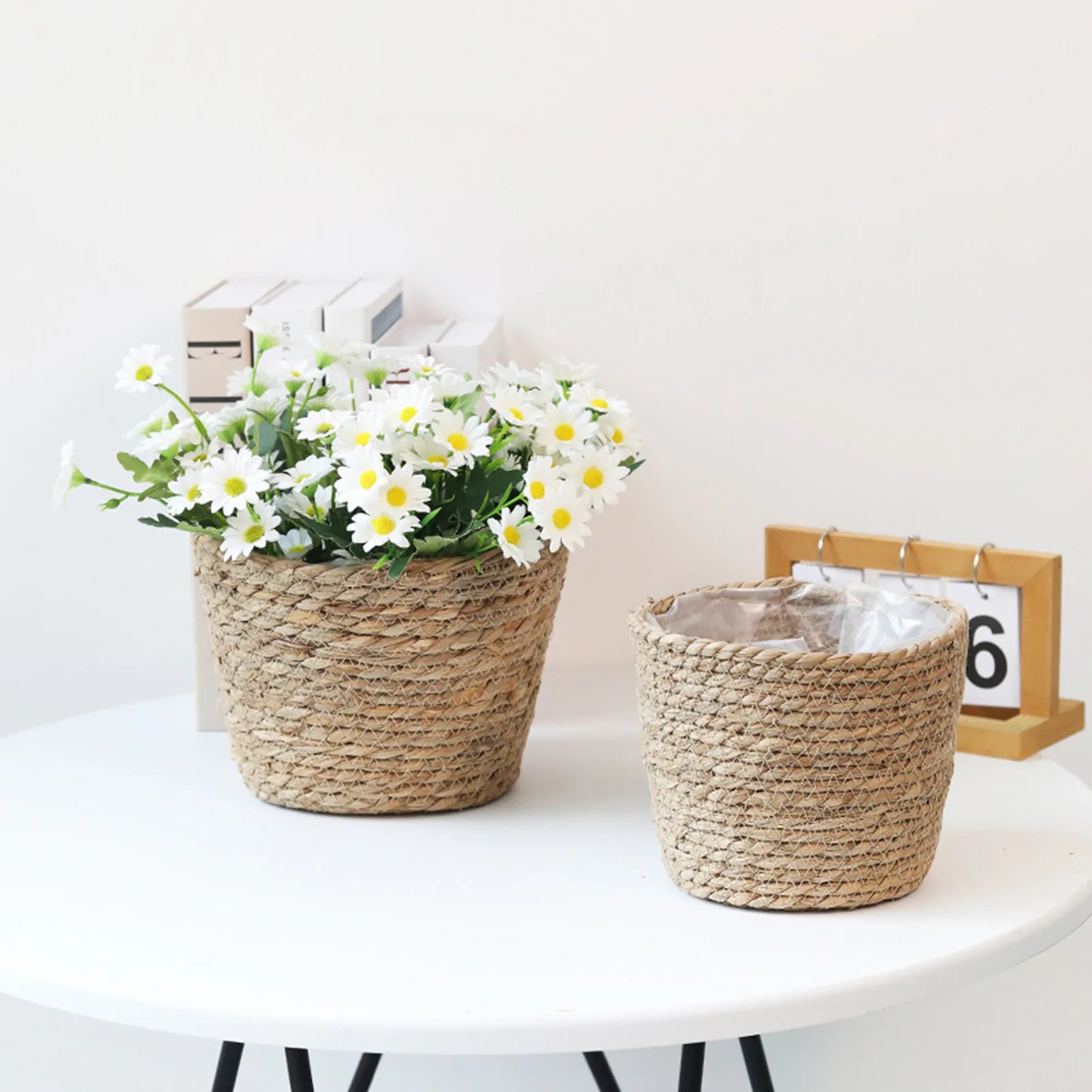 Straw Woven Plant Pot Basket