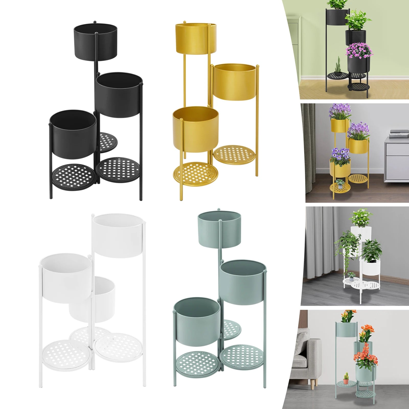 3-Tier Corner Plant Stand