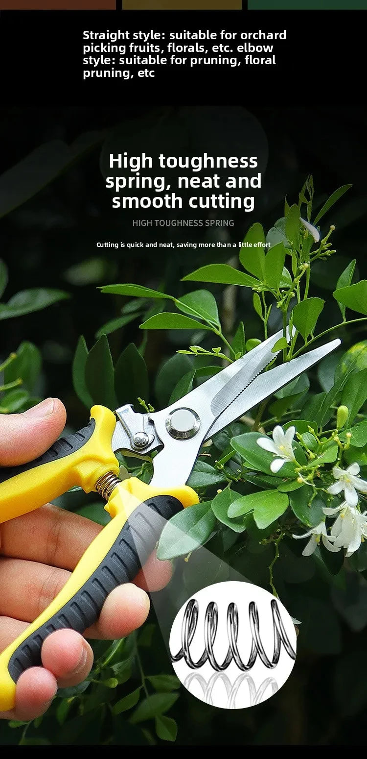 190mm Stainless Steel Pruning Shears