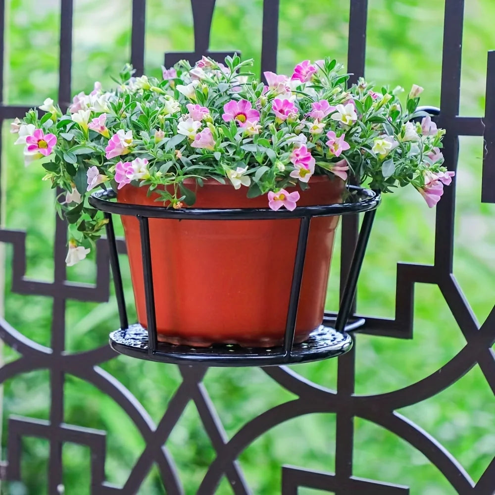Iron Art Hanging Flower Pots 1/2/3 Pack