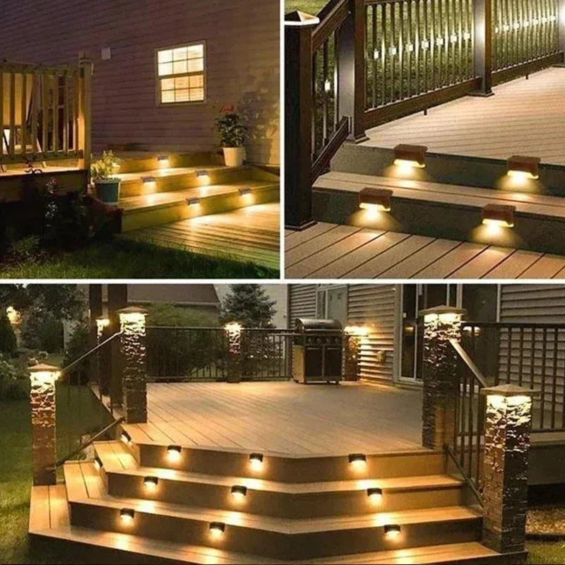 Solar Deck Lights 4/8/12Pcs