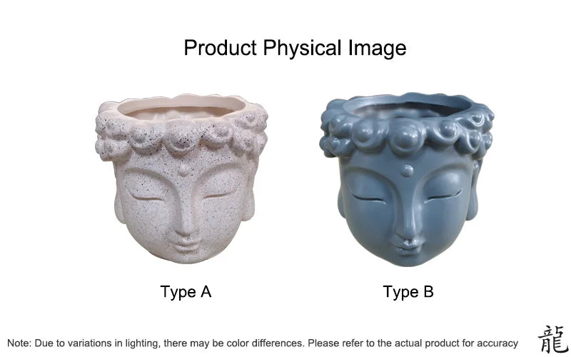 Creative Buddha Statue Flower Pot