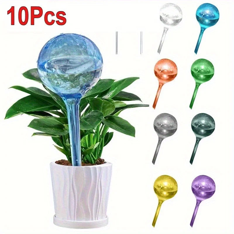 10Pcs Clear Plant Watering Globes