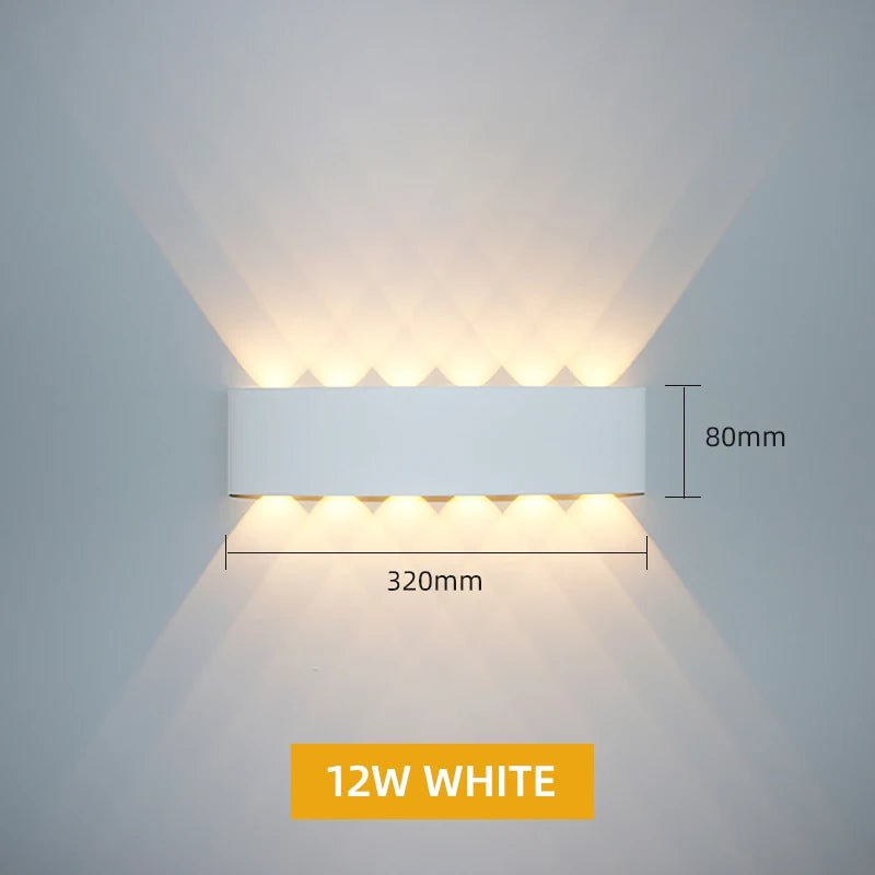 Aluminum LED Wall Lamp IP65 Waterproof