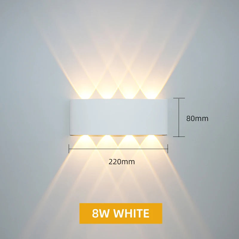 Aluminum LED Wall Lamp IP65 Waterproof