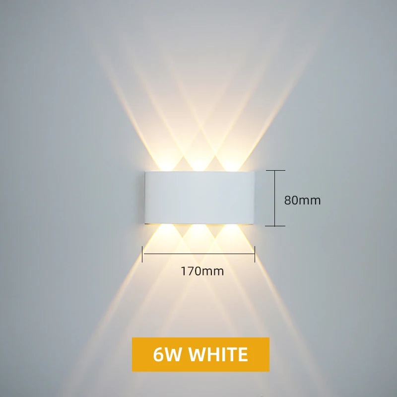 Aluminum LED Wall Lamp IP65 Waterproof
