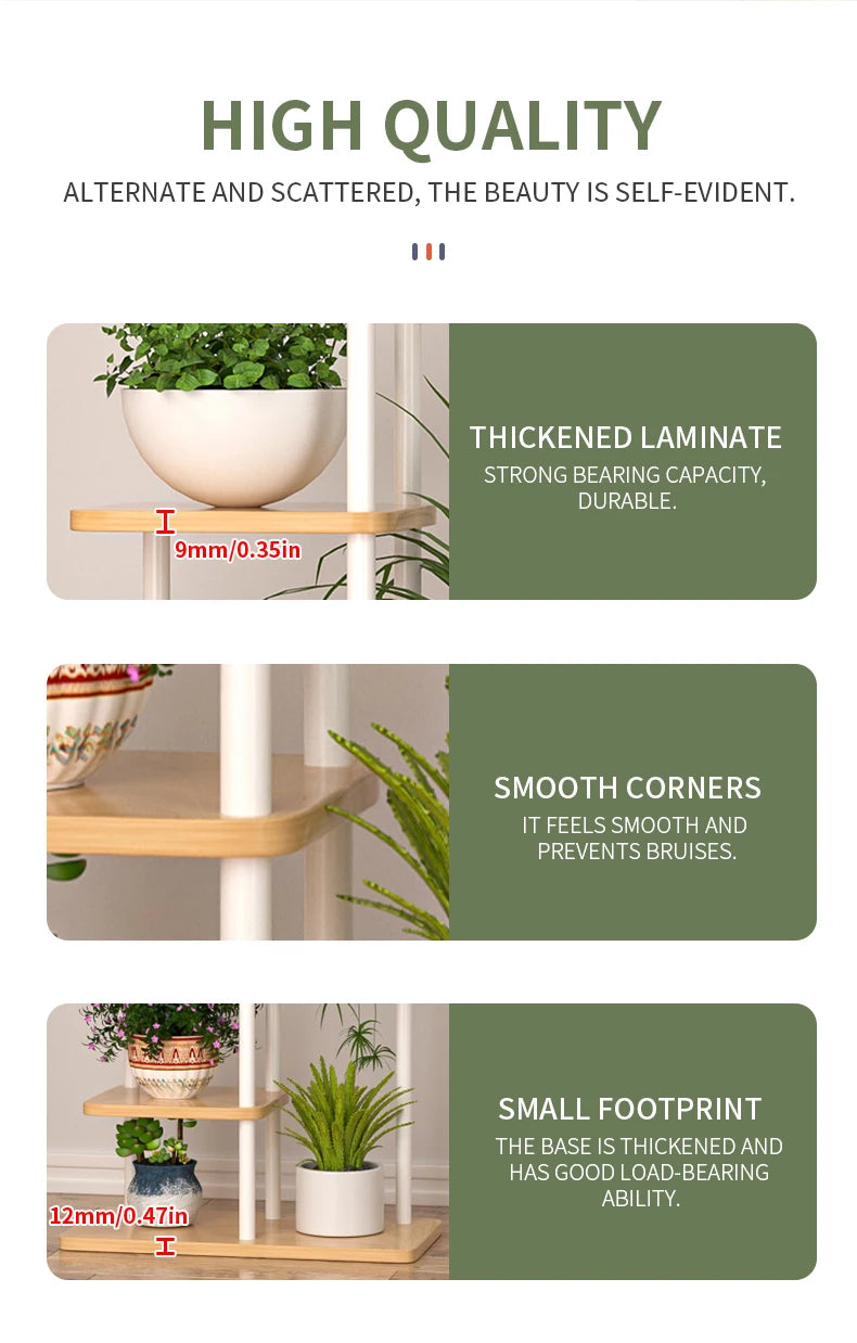 Multi-Level Flower Pot Storage & Display Shelf