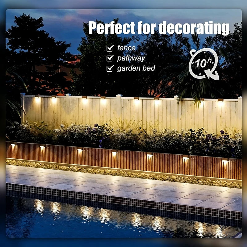 Solar Deck Lights 4/8/12Pcs