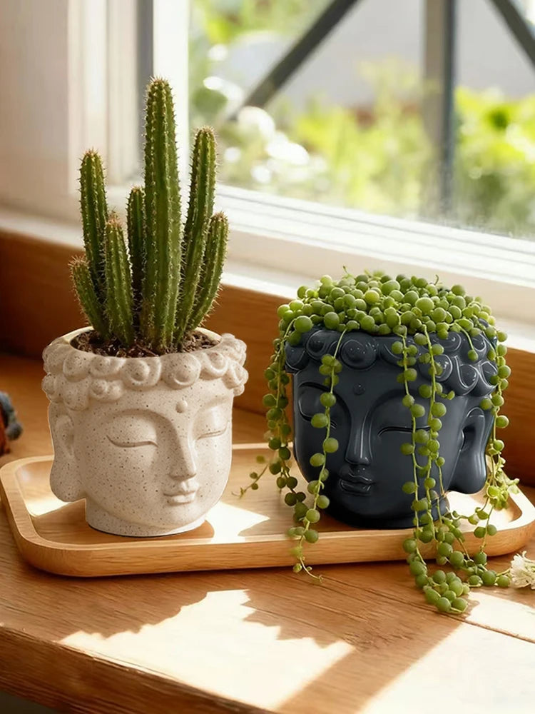 Creative Buddha Statue Flower Pot