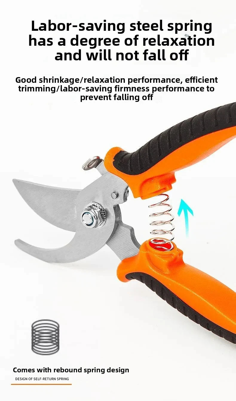 190mm Stainless Steel Pruning Shears