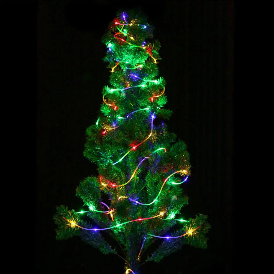 LED Solar Strip Rope Fairy Lights