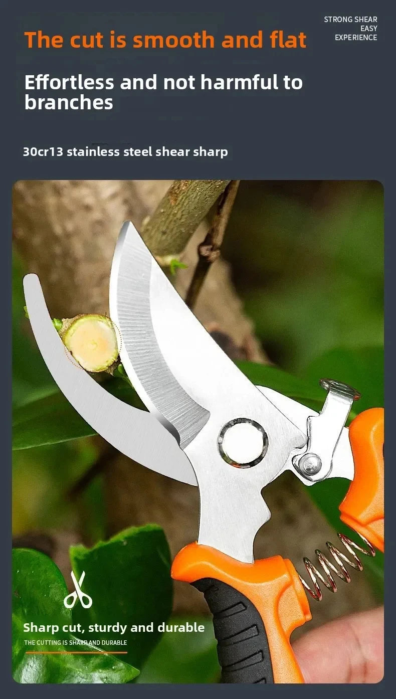 190mm Stainless Steel Pruning Shears