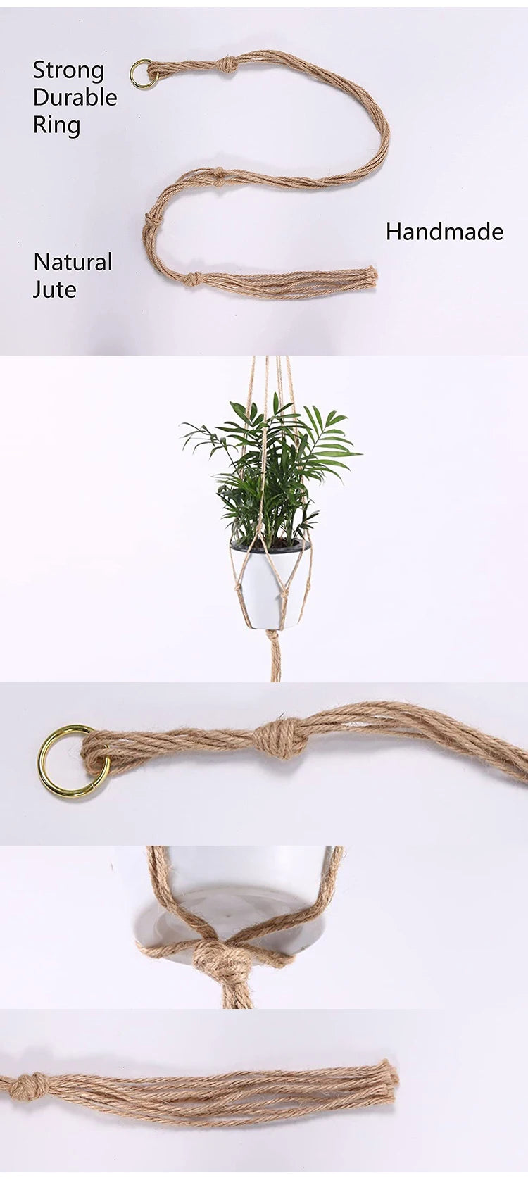 Hanging Plant Pot Basket with Hook